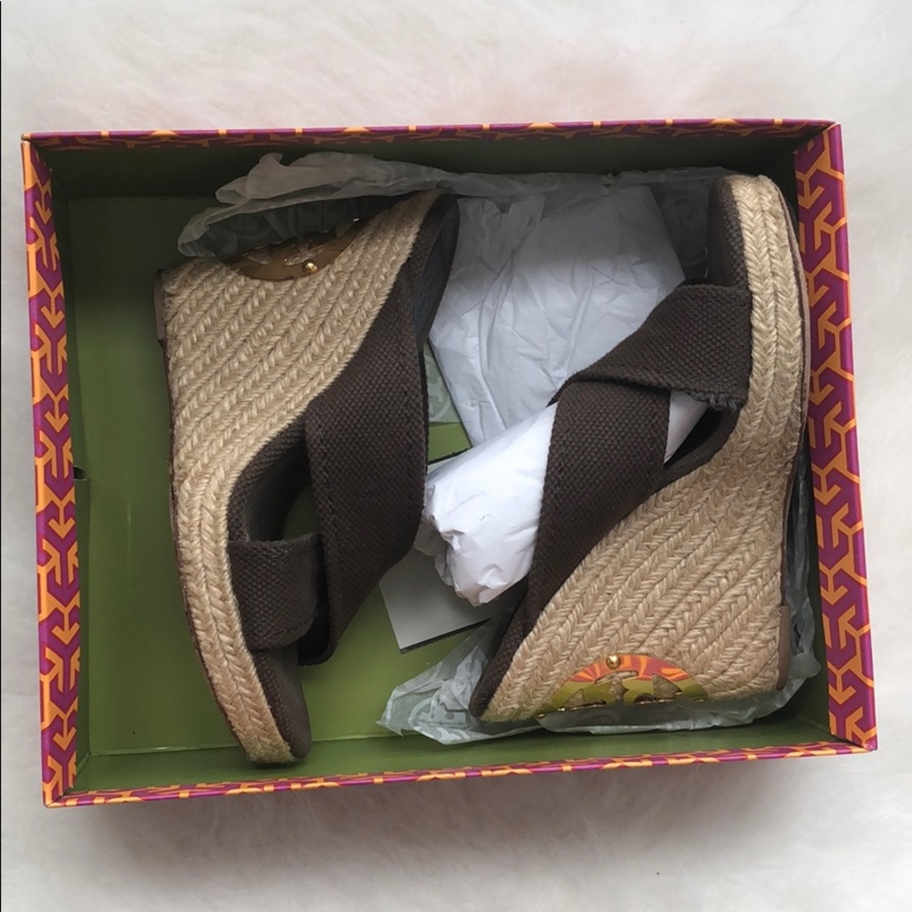 🎄SALE🎄Tory Burch 🤩Kristen wedges - Picture 1 of 5